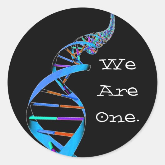 "We Are One" Orphan Black Fan Merchandise Sticker (Voorkant)