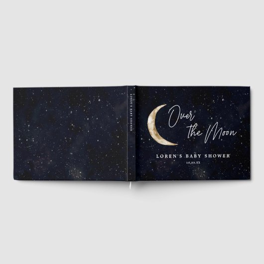 We Are Over The Moon Baby Shower  Gastenboek (Volledig)