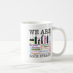 We Are Rock Steady Women's Boksen Woordkunst  Koffiemok