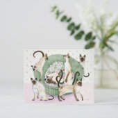 We are Siamese if you please Briefkaart (Staand voorkant)