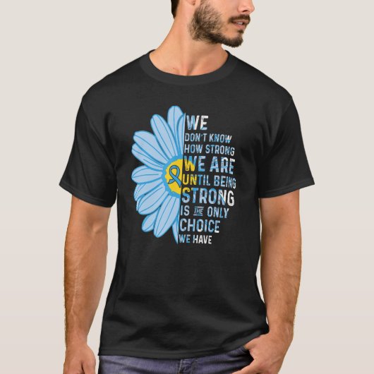 We are Strong Graves Disease Awareness Supporter R T-shirt (Voorkant)