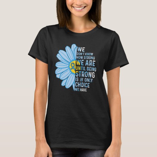 We are Strong Graves Disease Awareness Supporter R T-shirt (Voorkant)