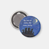 We Are Under the Same Moon Art Fridge Magnets (Recto/Verso)