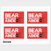 We Bare Bears - Bear Brothers Abide Rechthoekige Sticker (Vel)