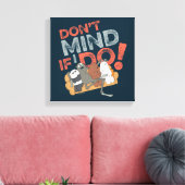 We Bare Bears & Charlie - Don't Mind If I Do! Canvas Afdruk (Insitu (Woonkamer))