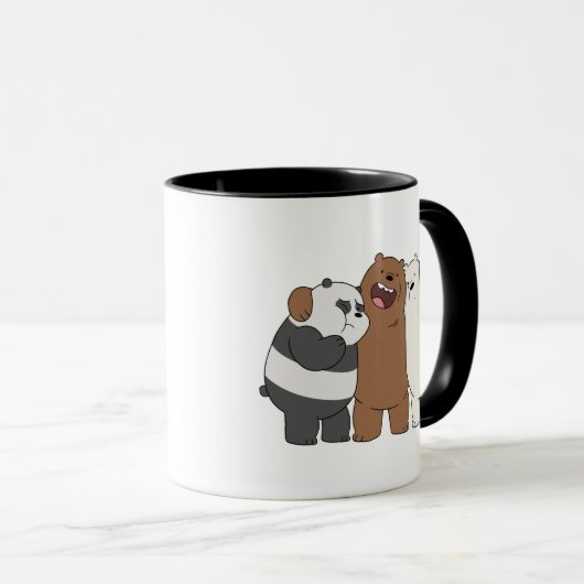 We Bare Bears Group Hug Mok (Voorkant rechts)