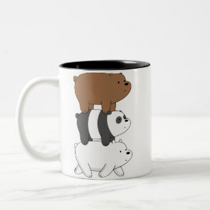 We Bare Bears Mok Dubbele Zijde Print