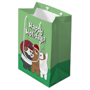 We Bare Bears - Season's Greetings Medium Cadeauzakje