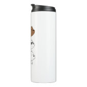 We Bare Bears Stack Tumbler | Grizz panda&Ice Bear Thermosbeker (Geroteerd rechts)