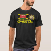 We be Forever Loving JAH Basic Donker T-shirt (Voorkant)