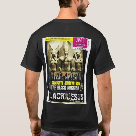 We be Forever Loving JAH Basic Donker T-shirt (Achterkant)