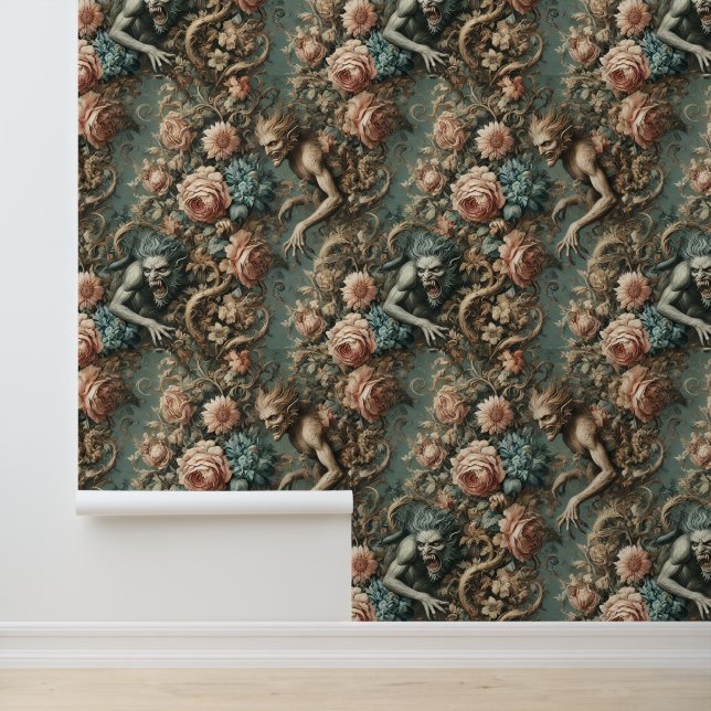 We Beast Tonight - Gothic Victoriaans Behang (Applicatie)