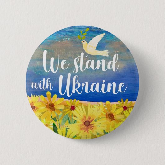 WE BEGINNEN MET OEKRAÏNE Button (Voorkant)
