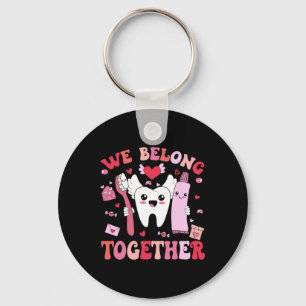 We Behoren Tanden Tandarts Tandarts Valentijn Dage Sleutelhanger