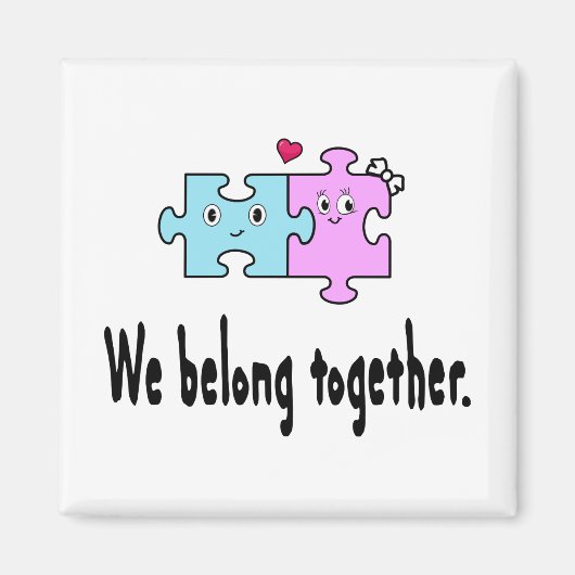 We belong together magneet (Voorkant)