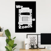 We bepalen de wegen (Semi) donkerder Poster (Thuiskantoor)