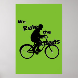 We bepalen het Poster van de Wegen (fietser)