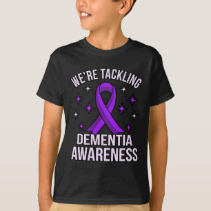 We bestrijden dementieneducatie Alzheimer's Purp T-shirt