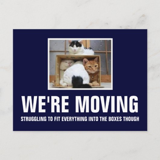 We bewegen aankondigingskaart (Voorkant)