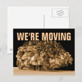 We bewegen aankondigingskaart (Voorkant / Achterkant)