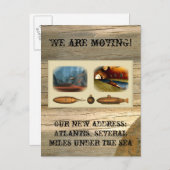 We bewegen aankondigingskaart (Voorkant / Achterkant)