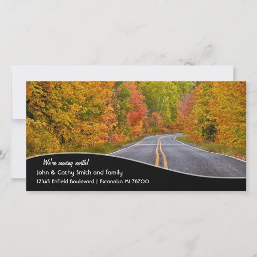 We bewegen in het noorden van de herfst. aankondiging (Voorkant)