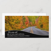 We bewegen in het noorden van de herfst. aankondiging (Voorkant / Achterkant)