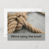 We binden de knoop briefkaarten vast (Voorkant / Achterkant)