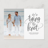 We binden de niet-bruiloft met de foto van de datu briefkaart (Voorkant)