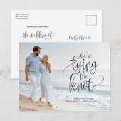 We binden de niet-bruiloft met de foto van de datu briefkaart (Voorkant / Achterkant)