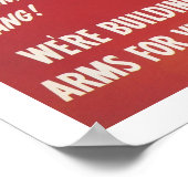 We bouwen wapens voor overwinning poster (Hoek)