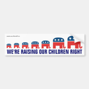 We Brengen Onze Kinderen Op De Juiste Manier Opvoe Bumpersticker