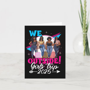 We Buiten Meisjes Trip 2025 Afro Meisjes Zwarte Vr Kaart