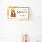 We Can Bear-ly Wait! Boy's Baby Shower Spandoek (Insitu)