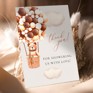We Can Bearly Wait! Baby Shower Dank Je Bedankkaart