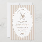 We Can Bearly Wait Baby Shower Invitation (Devant)