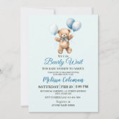 We Can Bearly Wait Baby Shower Invitation (Devant)