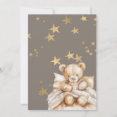 We can bearly wait baby shower invitation kaart (Achterkant)