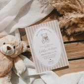 We Can Bearly Wait Baby Shower Invitation Kaart