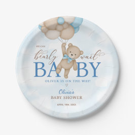 We Can Bearly Wait Baby Shower Papieren Bordje