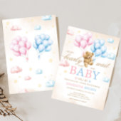 We Can Bearly Wait Bear Gender Reveal Kaart