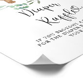 We can bearly wait diaper raffle poster (Coin)
