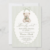 We Can Bearly Wait Gender Neutral Baby Shower Kaart (Voorkant)