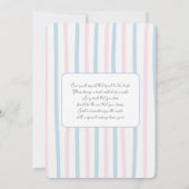 We Can Bearly Wait Gender Reveal Baby Shower Kaart (Achterkant)