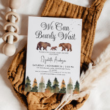 We Can Bearly Wait Herfst Beer Baby Shower