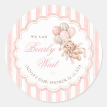 We Can Bearly Wait Roze Baby Shower