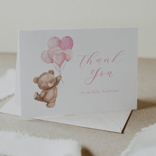 We Can Bearly Wait Teddy Bear Bedankkaart