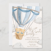 We Can Bearly Wait Twins Baby Shower Invitation (Devant)