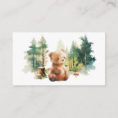 We Can Bearly Wait Woodland Books for Baby Cards Informatiekaartje (Achterkant)
