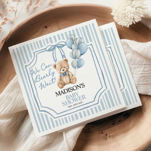 We Can Beary Wait, Baby Shower Servet